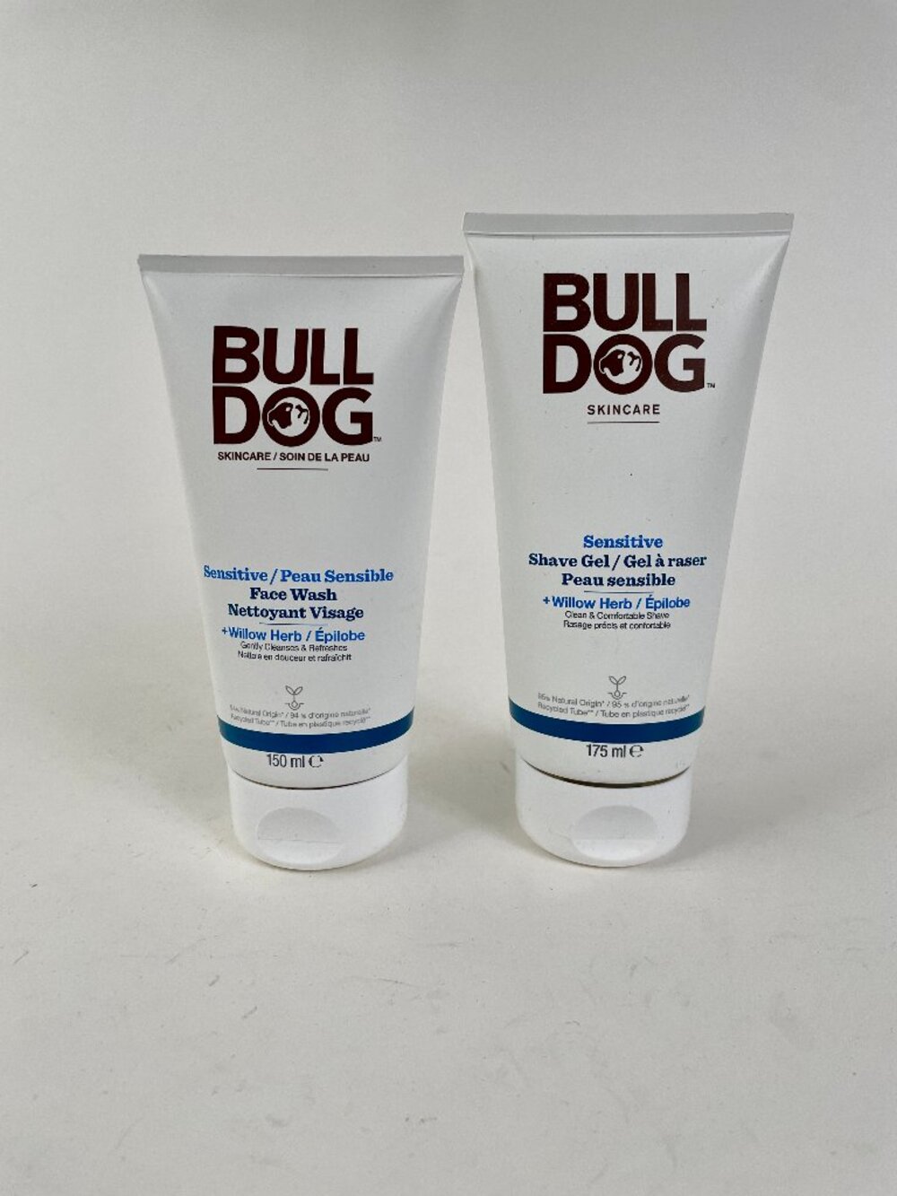 Bulldog Skincare For Men Sensitive Skin Face Wash And Shave Gel Bundle